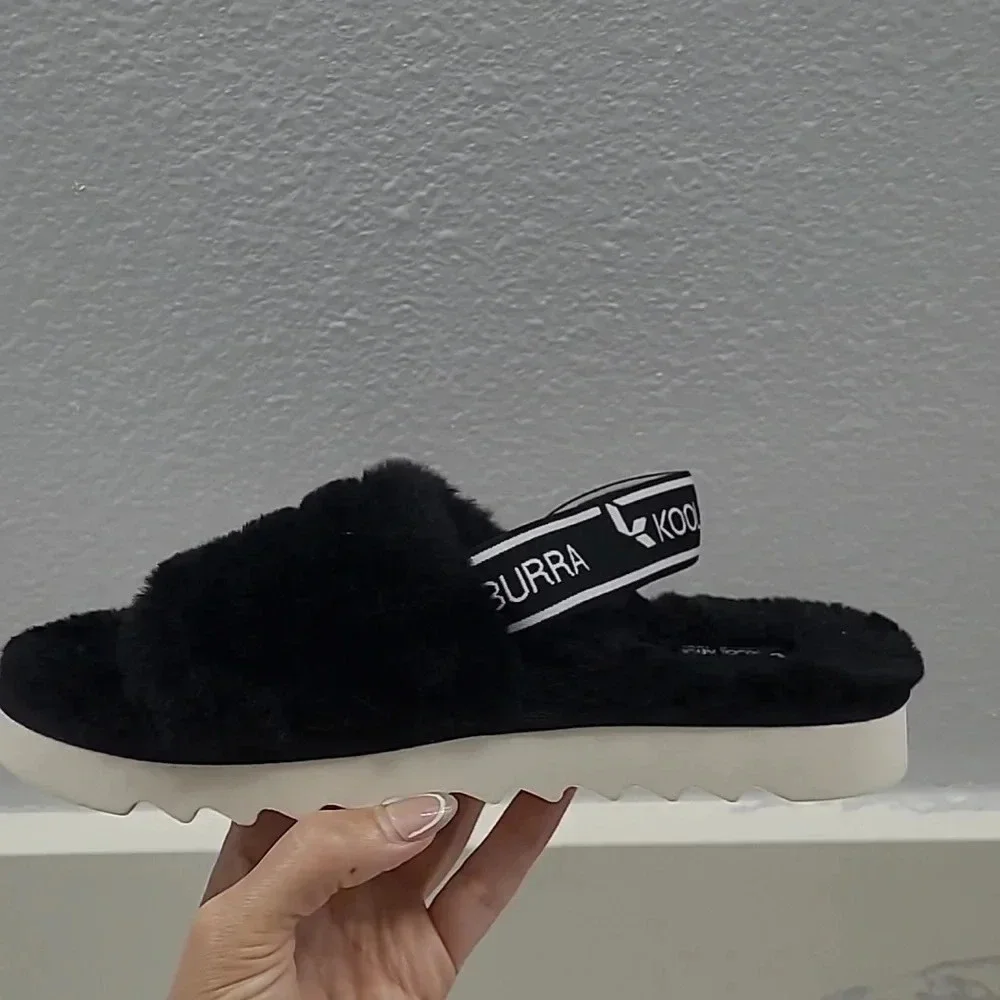 Koolaburra By UGG Fuzz'n II Faux Fur Sandals